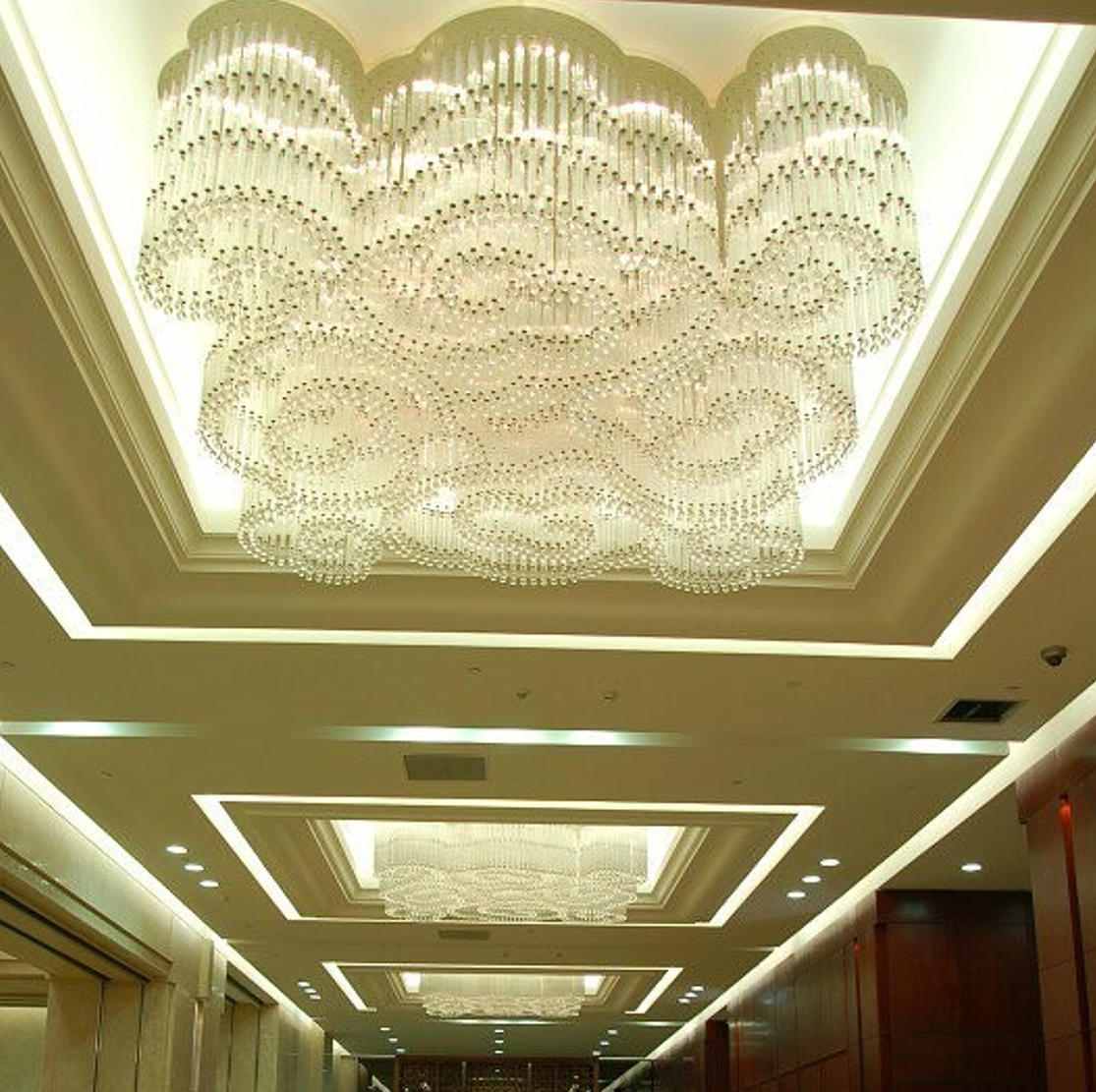Custom Cloud Pattern Crystal Ceiling Light